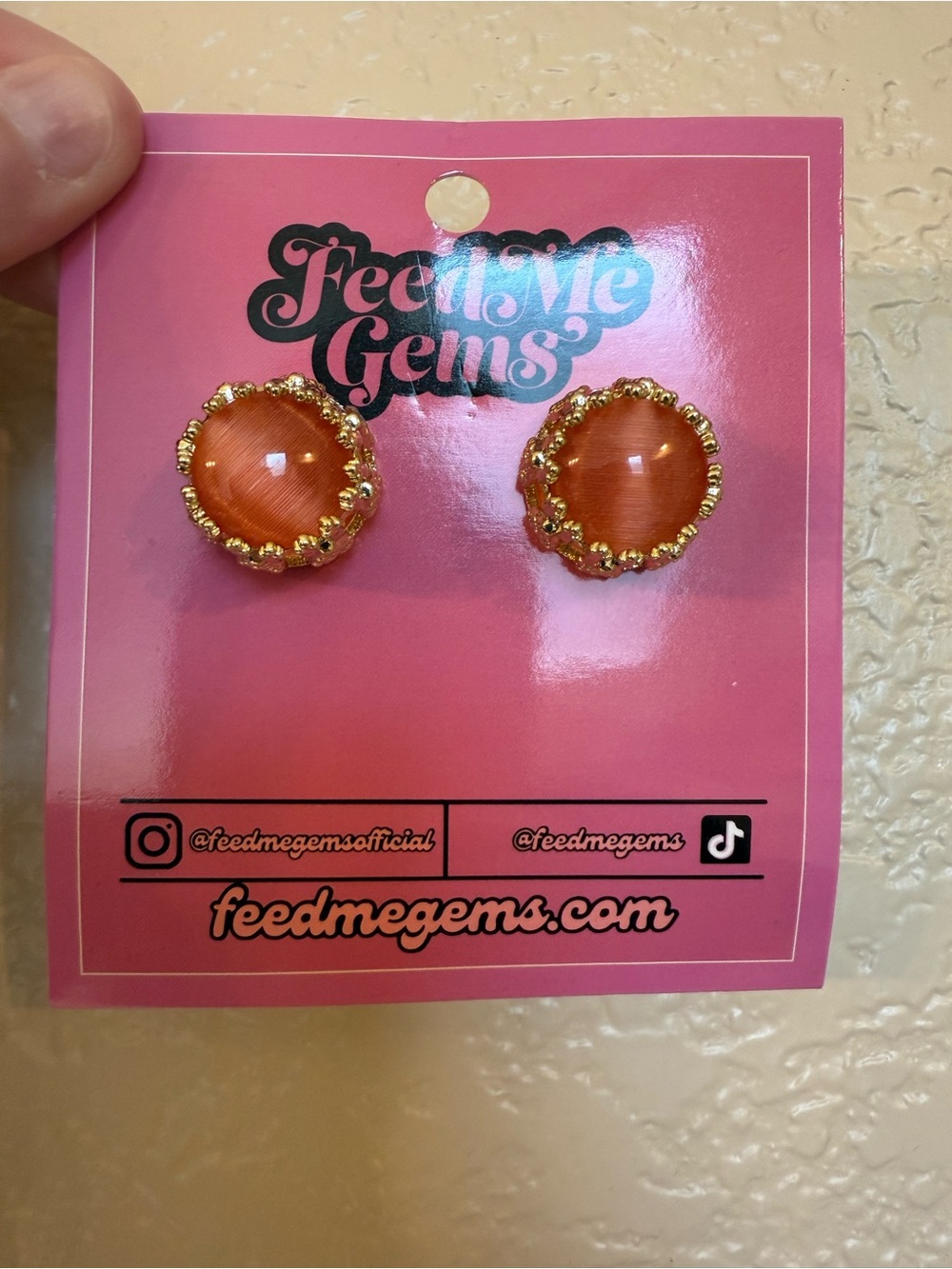 Feed me gems studs